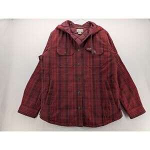 NWOT Ariat Rebar Flannel Shirt Jacket in Rosewood size Medium